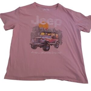 Jeep Women Light Pink Adventure T-Shirt